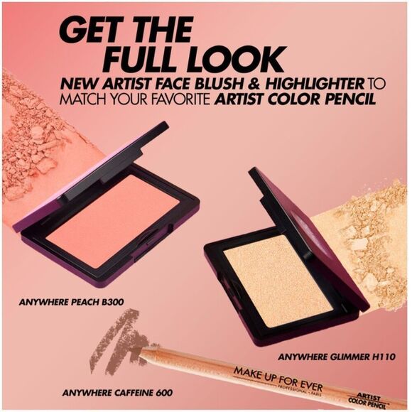 NEW!! Makeup Forever ARTIST HIGHLIGHTER LONGWEAR SKIN-FUSING POWDER HIGHLIGHTER - Picture 4 of 8